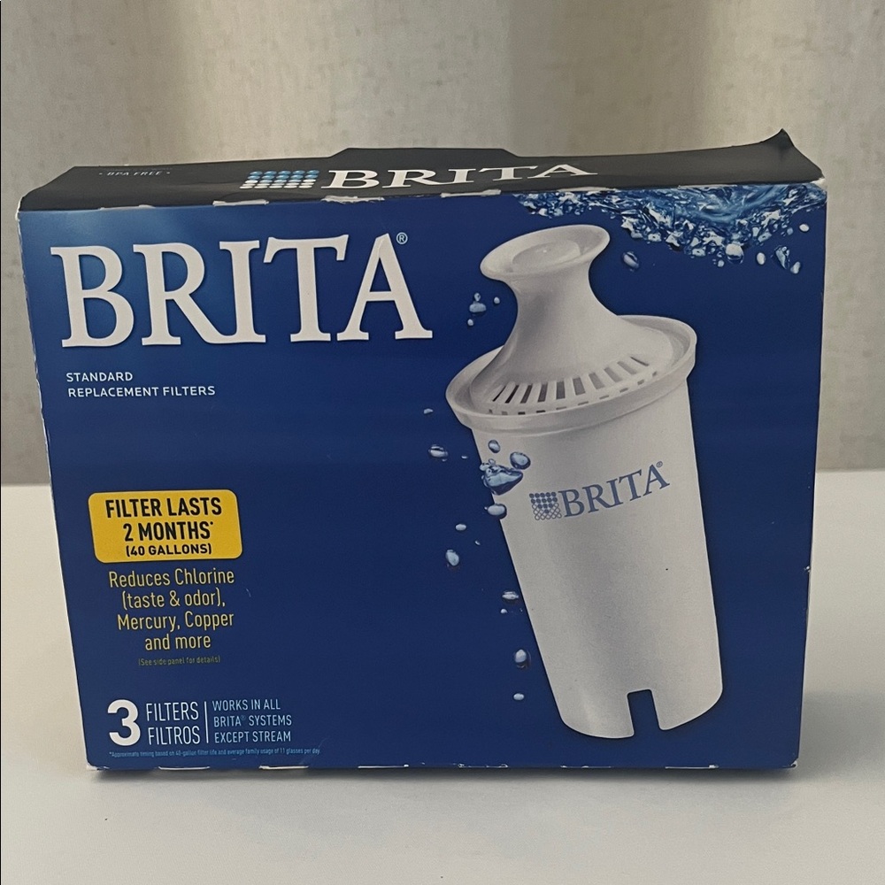 3-Pack of Genuine Brita Standard Water Filter